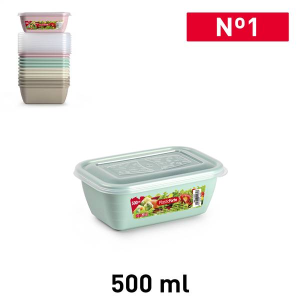 PLASTICFORTE CONTENITORE CLASSIC 500ML SURT VRM COMBI
