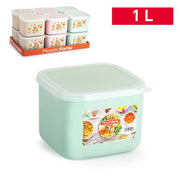 PLASTICFORTE CONTENITORE BENTO 1LT QUADR SURT VRM COMBI
