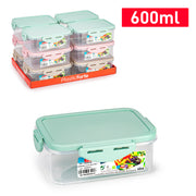 PLASTICFORTE CONTEN CLICK RETT 600ML