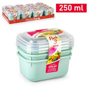 PLASTICFORTE CONTENITORI 3PZ 250ML SURT VRM COMBI