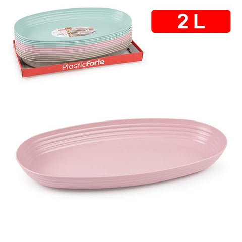 PLASTICFORTE VASSOIO CLASSIC OVALE SURT VRM