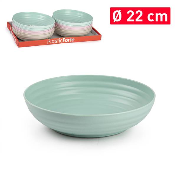 PLASTICFORTE PIATTO FONDO CLASSIC 22CM SURT VRM