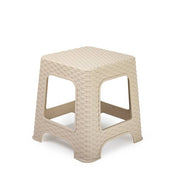 PLASTICFORTE SGABELLO RATTAN MARRONE PIC 
