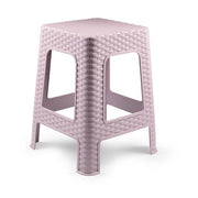 PLASTICFORTE SGABELLO RATTAN ROSA GRAND 