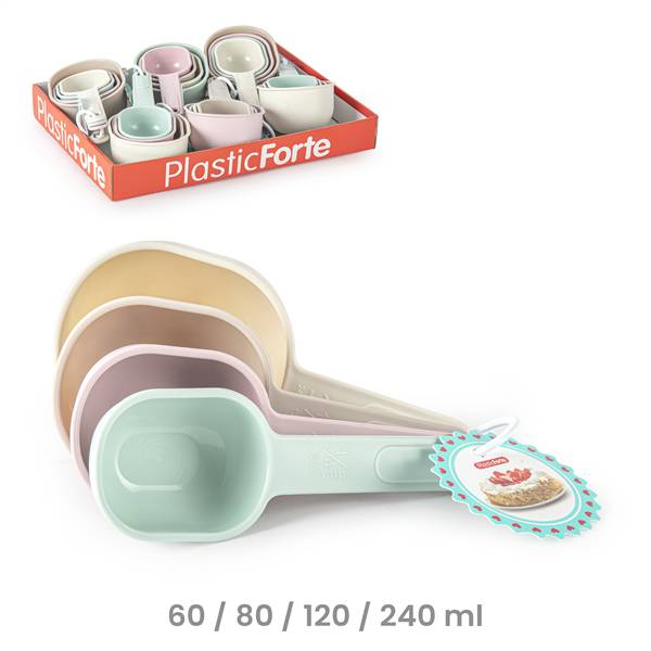 PLASTICFORTE CUCCHIAI 4PZ PER MISURARE SURT VRM