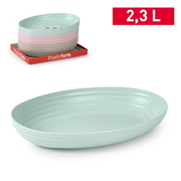 PLASTICFORTE VASSOIO CLASSIC OVALE 2,3LT 