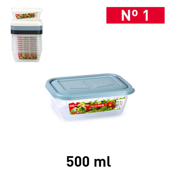 PLASTICFORTE CONTENITORE CLASSIC 500ML SURTIDO BAG
