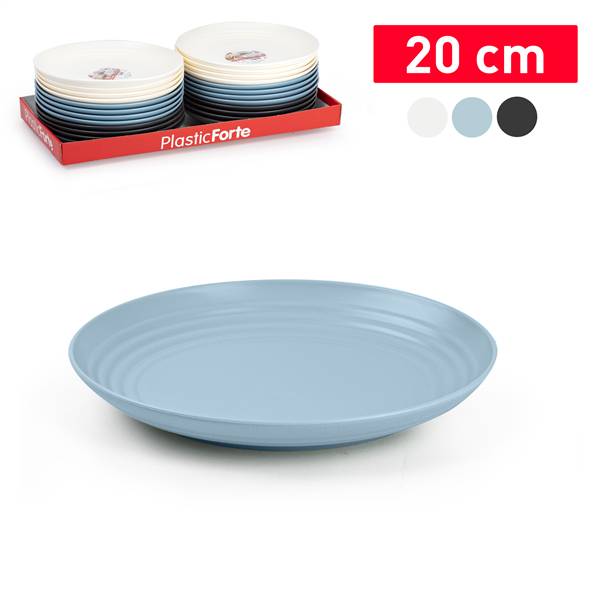 PLASTICFORTE PIATTO CLASSIC 20CM SURTIDO BAG