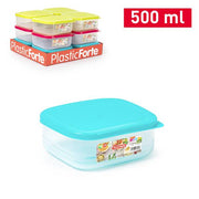 PLASTICFORTE CONTENITORE BENTO 500ML QUA 