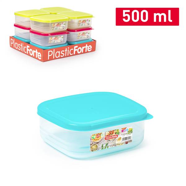 PLASTICFORTE CONTENITORE BENTO 500ML QUA 
