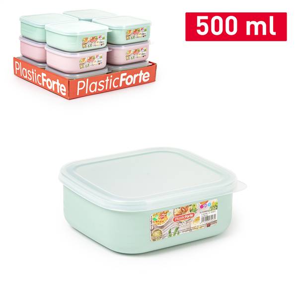 PLASTICFORTE CONTENITORE BENTO 500ML QUA SURT VRM COMBI