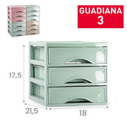PLASTICFORTE CASSETTIERA GUADIANA 3CASS 
