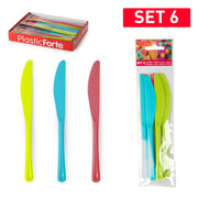 PLASTICFORTE COLTELLI 6PZ PICNIC