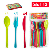 PLASTICFORTE SET 12PZ POSATE PICNIC