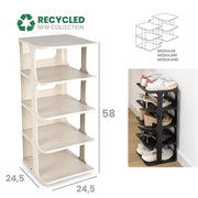 PLASTICFORTE SCARPIERA IMPILABILE 5RIP BEIGE