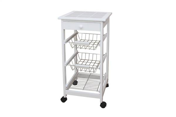 HERSIG MENSOLA CUCINA BIANCA 3 CASSETTI 