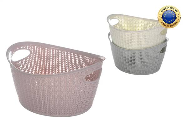 HERSIG CESTA PORTAB INTRECCIATA COL ASS 