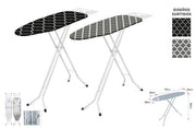 HERSIG TAVOLO DA STIRO BASIC NERO/GRIGIO 