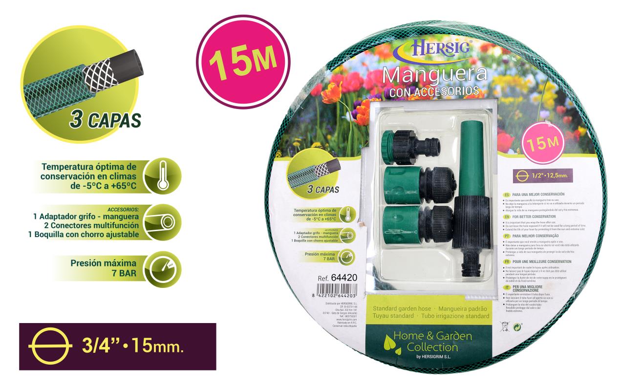 HERSIG POMPA DA GIARDINO 15MT