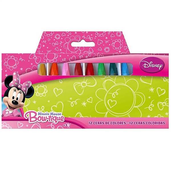 EOL COLORI A CERA DISNEY 12PZ MINNIE 