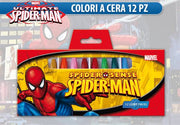 EOL COLORI A CERA DISNEY 12PZ SPIDERMAN 