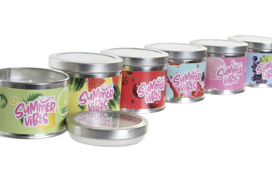 ITEM CANDELA PROFUMO CERA 7X7X6 6 MOD