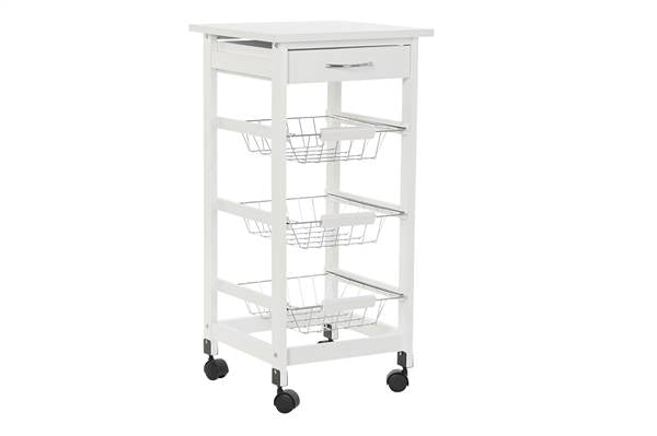 ITEM PORTA FRUTTA PINO MDF 37X37X76 BIAN 