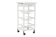 ITEM PORTA FRUTTA PINO MDF 37X37X76 BIAN 