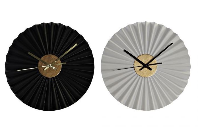 ITEM OROLOGIO PARETE FERRO 30X4X30 DORAT