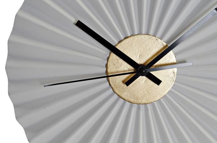 ITEM OROLOGIO PARETE FERRO 30X4X30 DORAT