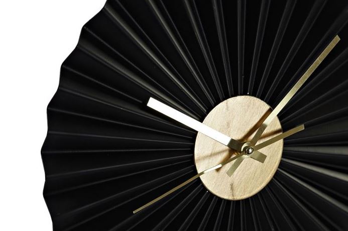 ITEM OROLOGIO PARETE FERRO 30X4X30 DORAT