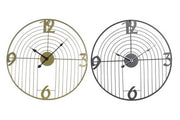 ITEM OROLOGIO PARETE METALLO 2MOD 