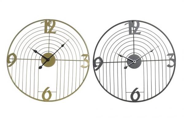 ITEM OROLOGIO PARETE METALLO 2MOD 