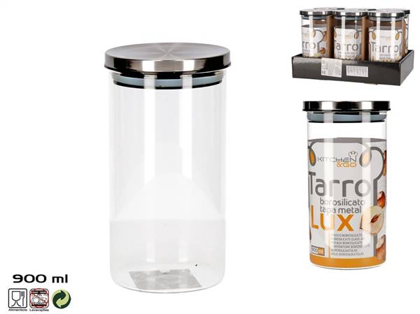 GERI CONTENITORE BOROSILICATO 900ML 