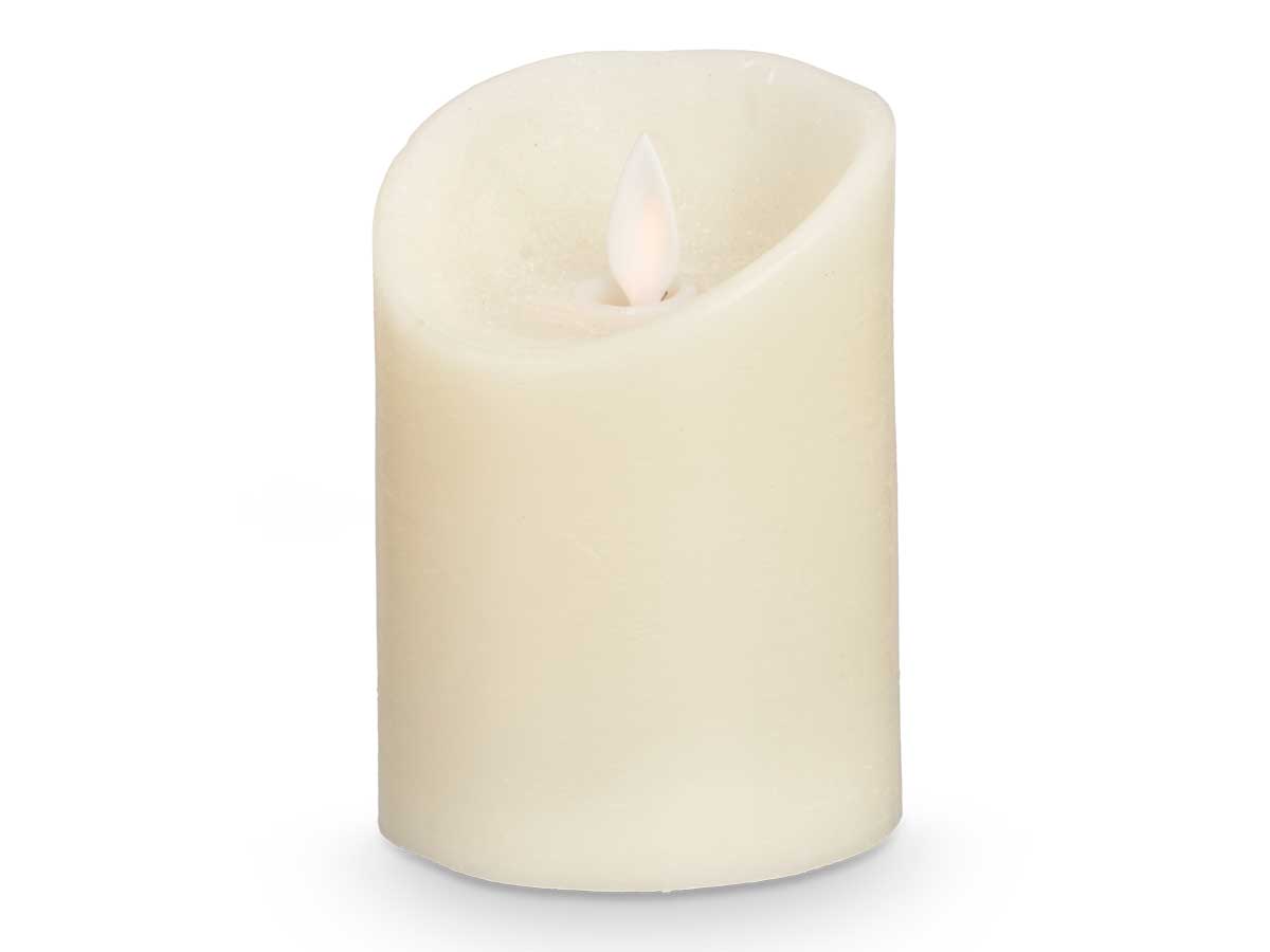 ARTE REGAL CANDELA LED 10X7,5CM CREMA
