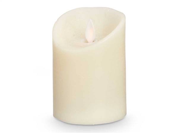 ARTE REGAL CANDELA LED 10X7,5CM CREMA 