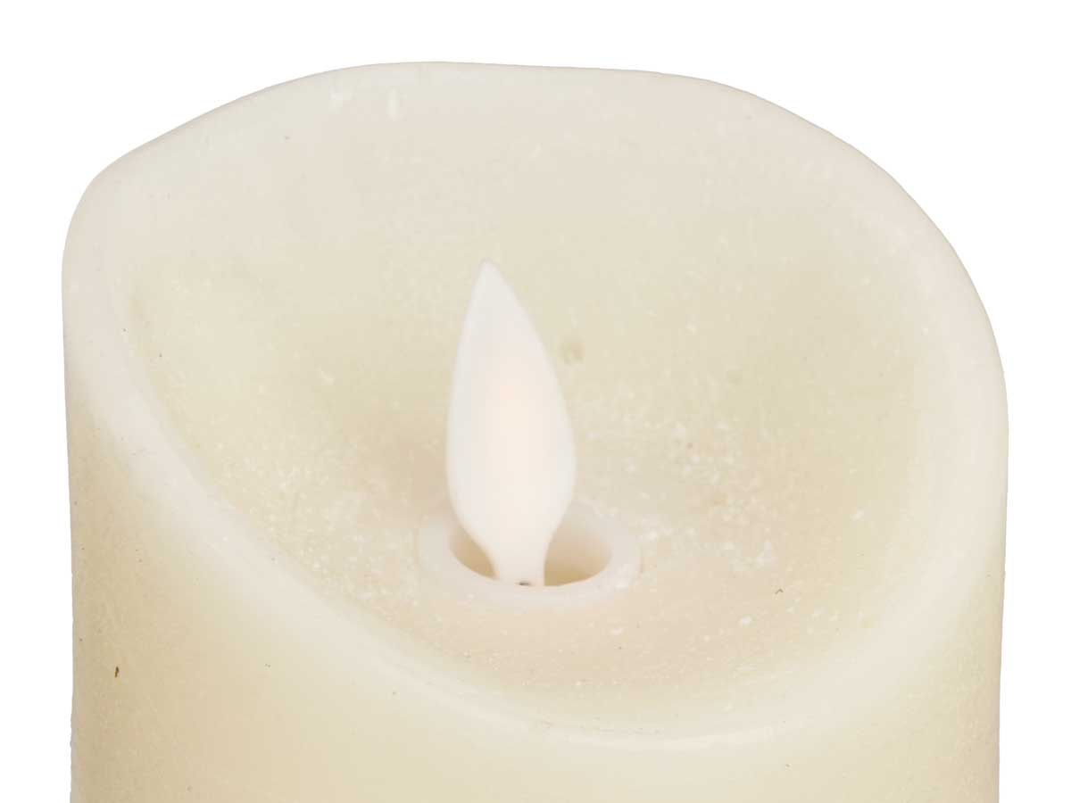 ARTE REGAL CANDELA LED 10X7,5CM CREMA