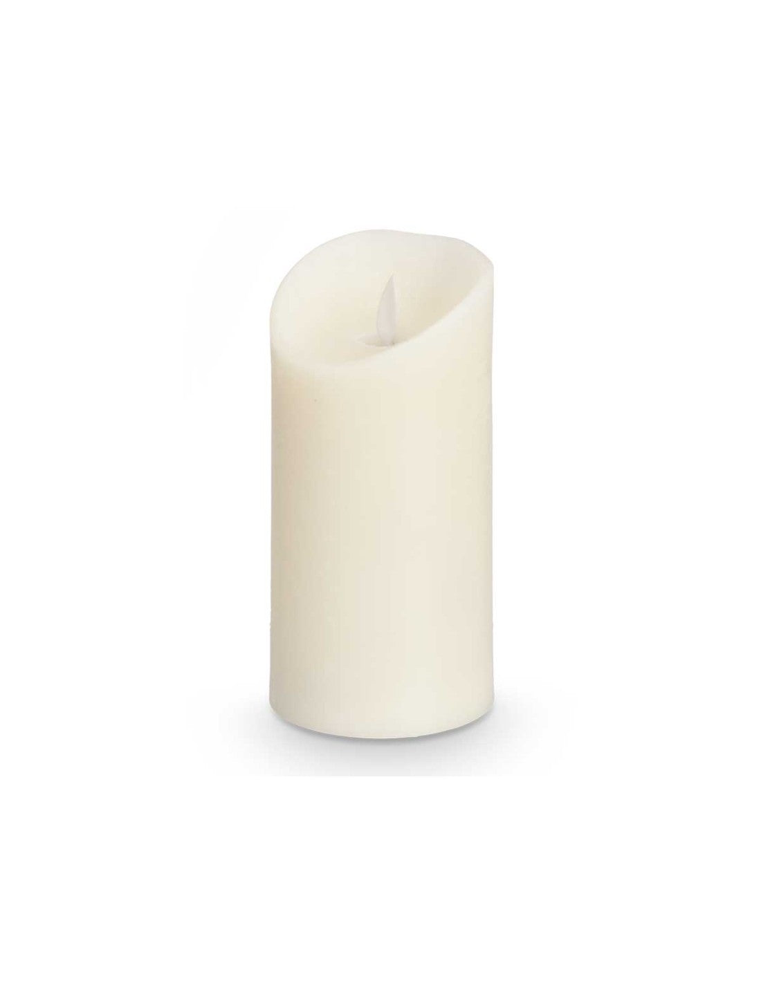 ARTE REGAL CANDELA LED 5X10CM CREMA