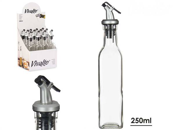ARTE REGAL OLIERA IN VETRO 250ML CON TAPPO DOSATORE