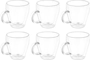ARTE REGAL TAZZA BOROSILICATO 270ML 6PZ