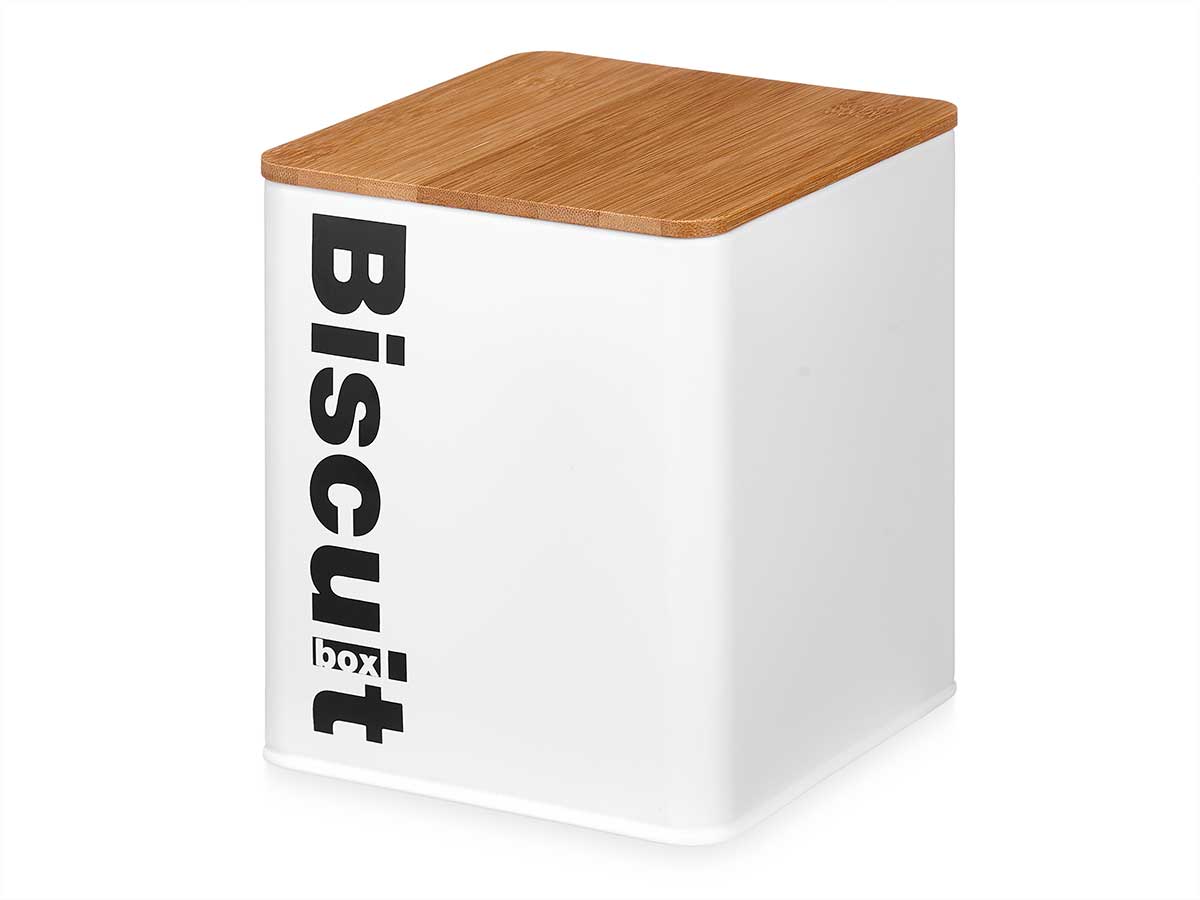 ARTE REGAL CONTENITORE METALLO BIANCO