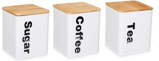 ARTE REGAL SET 3 CONTENITORE METALLO