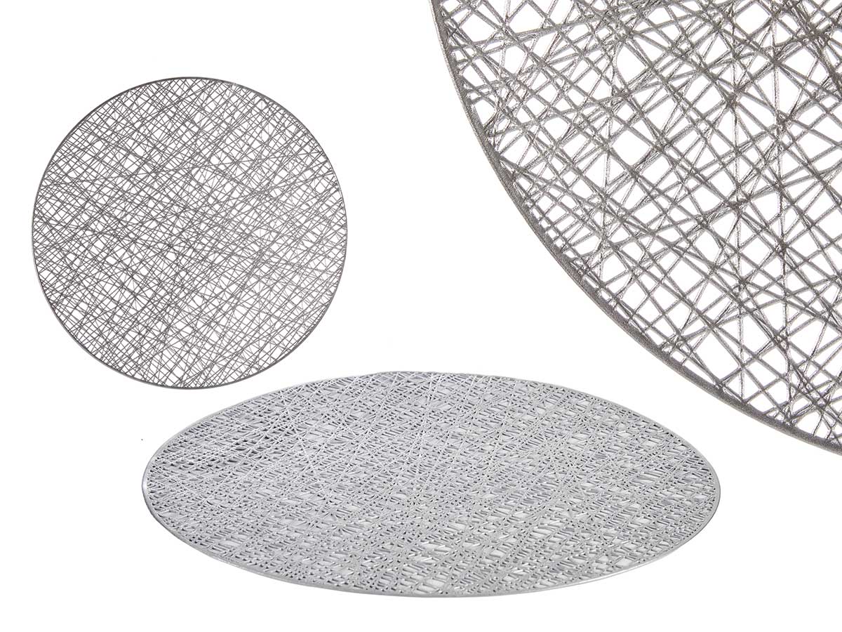 ARTE REGAL TAPPETINO SOTTOPIATTO ARGENTO