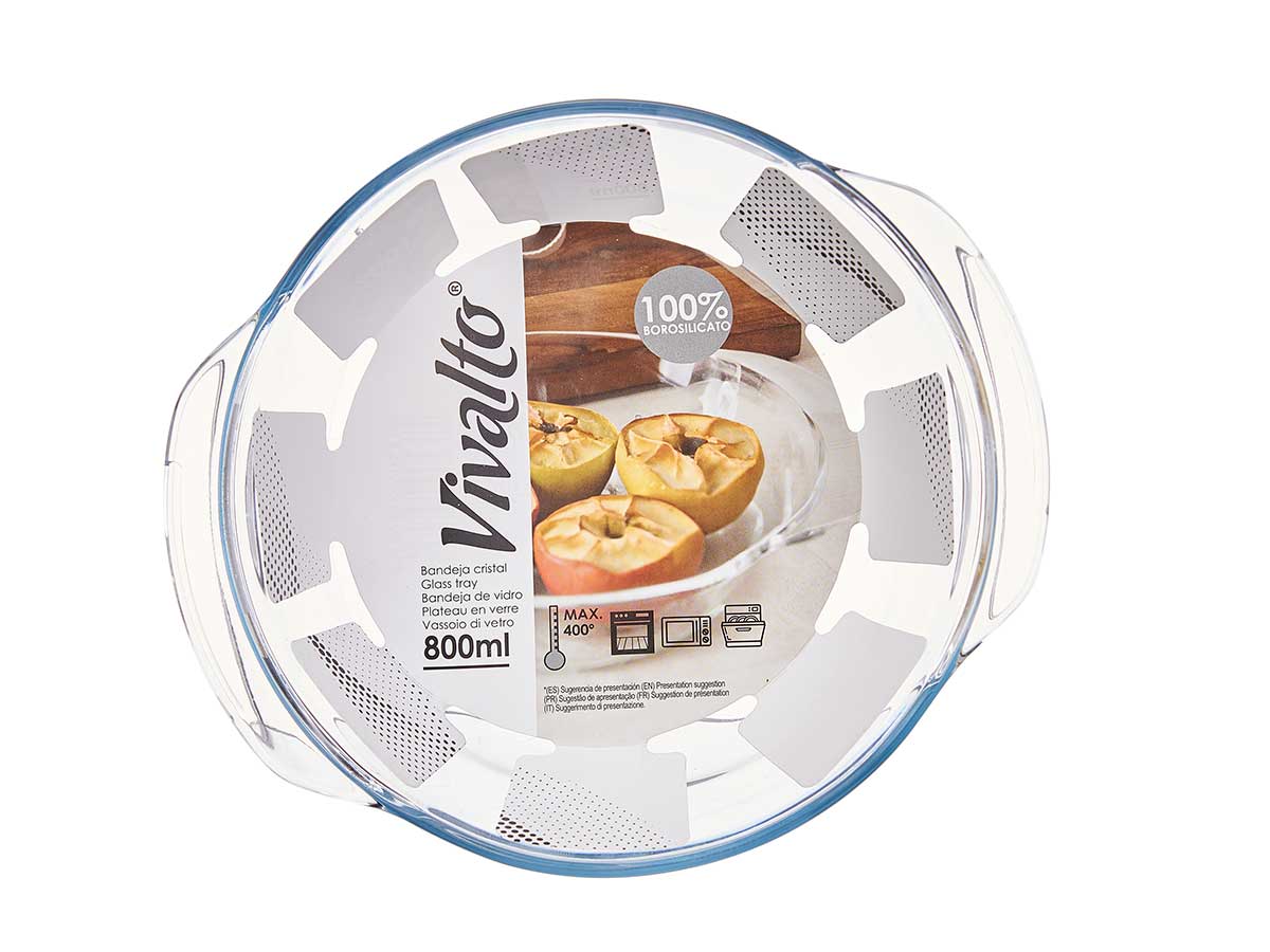 ARTE REGAL TEGLIA VETRO TONDA 800ML