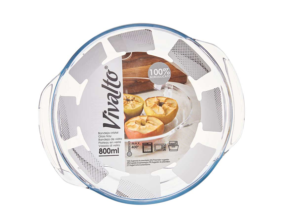 ARTE REGAL TEGLIA VETRO TONDA 800ML