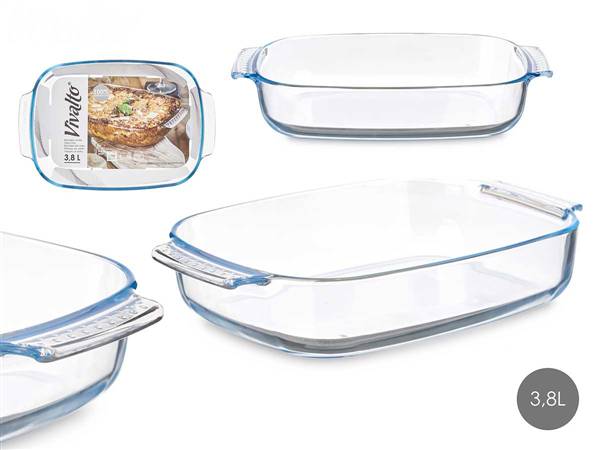 ARTE REGAL TEGLIA VETRO RETT 3800ML 