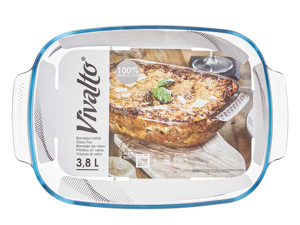 ARTE REGAL TEGLIA VETRO RETT 3800ML