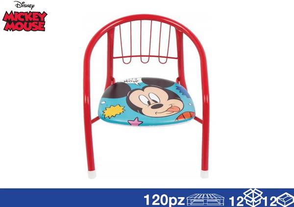 DISNEY SEDIA METALLO 36X30X34 MICKEY