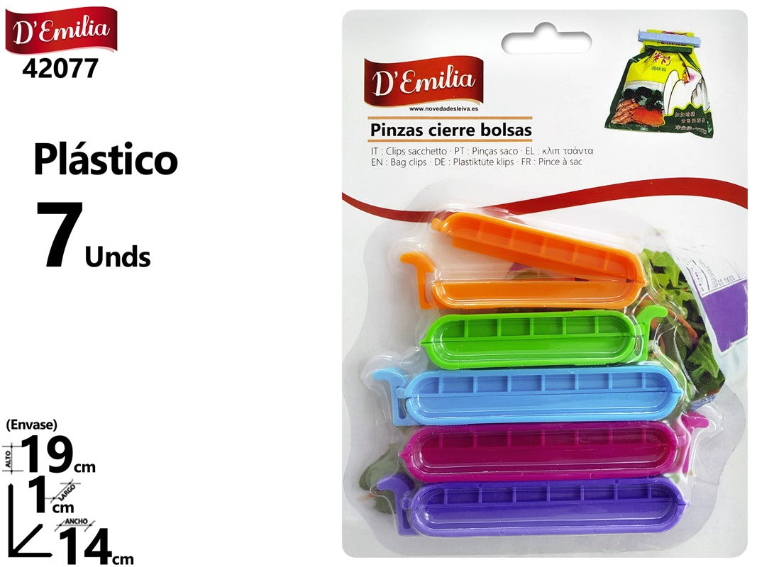 D'EMILIA PINZA CHIUDIPACCO 6PZ