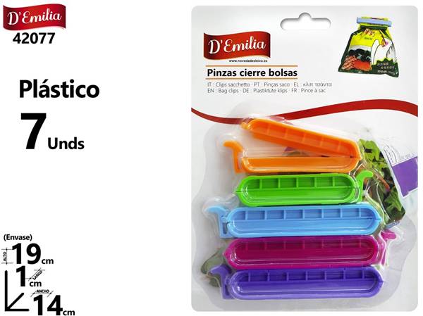 DEMILIA PINZA CHIUDIPACCO 6PZ 